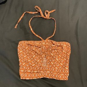 Princess Polly Jeremih top tan, size 2